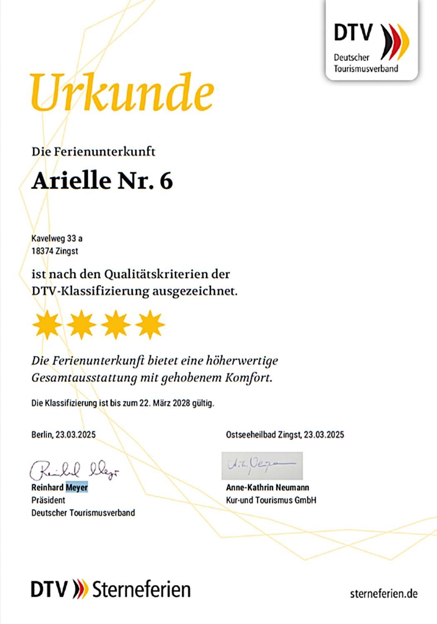 Arielle Nr 6 - Fuer Die Schoenste Zeit Des Jahres - Zingst Exteriér fotografie